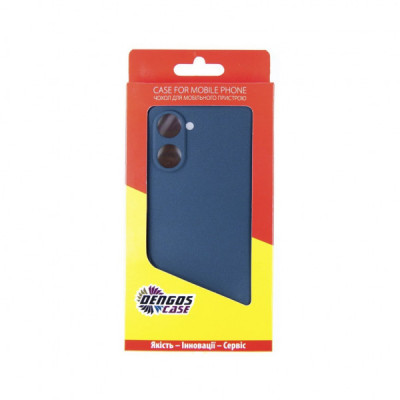 Чохол до мобільного телефона Dengos Carbon Realme 10 (blue) (DG-TPU-CRBN-179)