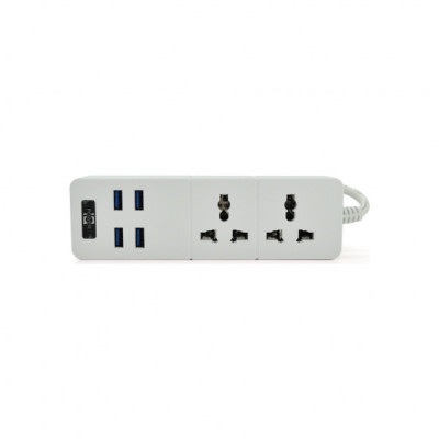 Мережевий фільтр живлення Voltronic TВ-Т07, 2роз, 4*USB White (ТВ-Т07-White)