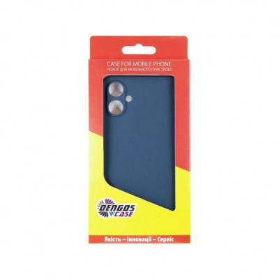 Чохол до мобільного телефона Dengos Carbon Samsung Galaxy A06 (blue) (DG-TPU-CRBN-207)