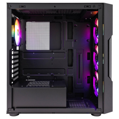 Корпус для ПК 1stPlayer T7-P-BK-4F1-PS-750FK-EU Корпус для ПК 1stPlayer T7-P-BK-4F1-PS-750FK-EU