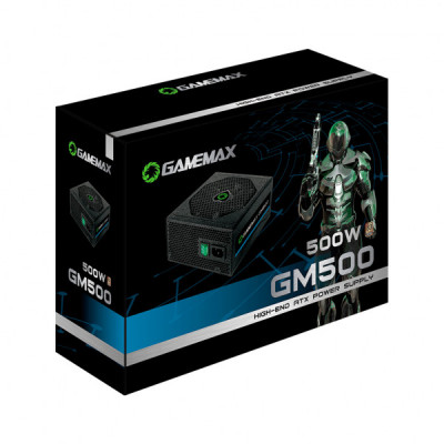 Блок живлення Gamemax GM-500 80+ APFC Black