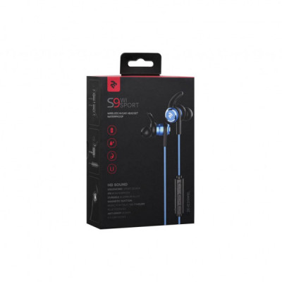 Навушники 2E S9 WiSport Wireless In Ear Headset Waterproof (2E-IES9WBL)