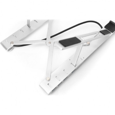 Підставка до ноутбука Digitus Variable Notebook Stand, до 17", USB-C Dock 5-Port (DA-90424)