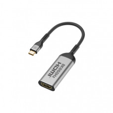Дата кабель USB-C to HDMI medialink-8k.grey Promate (medialink-8k.grey)