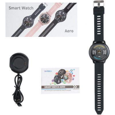 Смарт-годинник Globex Smart Watch Aero Black