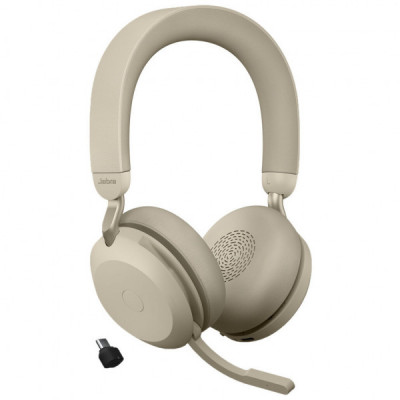 Навушники Jabra Evolve2 75 MS Stereo USB-A Biege (27599-999-998)