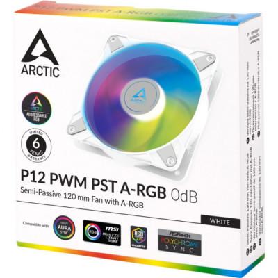 Кулер до корпусу Arctic P12 PWM PST A-RGB (ACFAN00254A)