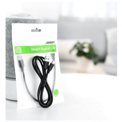 Дата кабель USB 2.0 AM to Type-C 3.0m 3.0A 18W US287 Black Ugreen (60826)