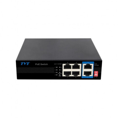 Комутатор мережевий TVT DIGITAL TD-B2204S1-PEU