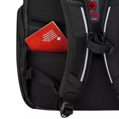 Рюкзак для ноутбука Wenger 17" New Icons, Meteor, Black (653188)