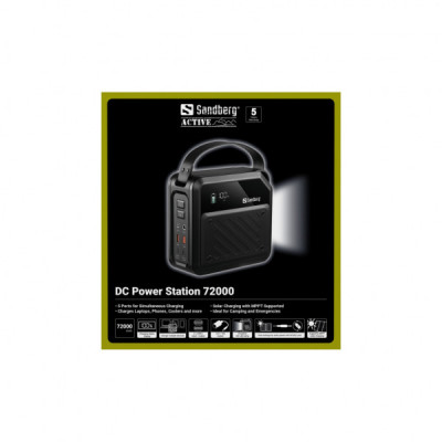 Батарея універсальна Sandberg 72000mAh max 268W, DC9,612,6V/10A, PD/100W(In/Out), LiMnFePO (421-22) Батарея універсальна Sandberg 72000mAh max 268W, DC9,612,6V/10A, PD/100W(In/Out), LiMnFePO (421-22)