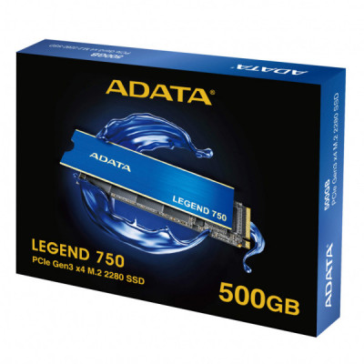 Накопичувач SSD M.2 2280 500GB ADATA (ALEG-750-500GCS)