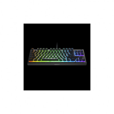 Клавіатура SteelSeries Apex 3 TKL UA USB Black (SS64831)