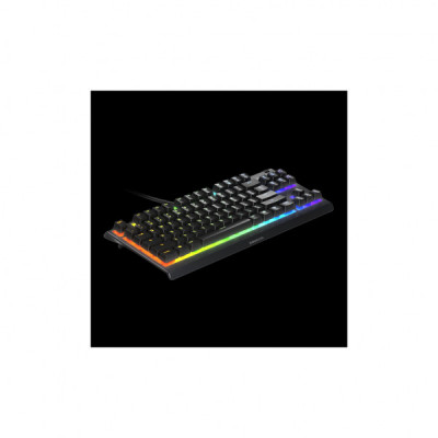 Клавіатура SteelSeries Apex 3 TKL UA USB Black (SS64831)