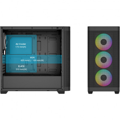 Корпус Gamdias ATHENA M3 (4711514501155)