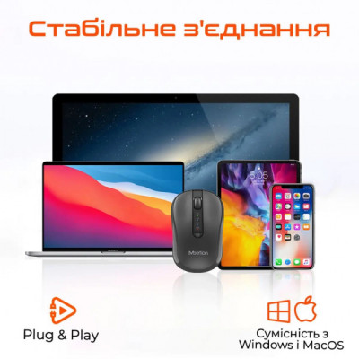 Мишка Meetion BTM185R Bluetooth/Wireless Black (MT-BTM185R-A) Мишка Meetion BTM185R Bluetooth/Wireless Black (MT-BTM185R-A)