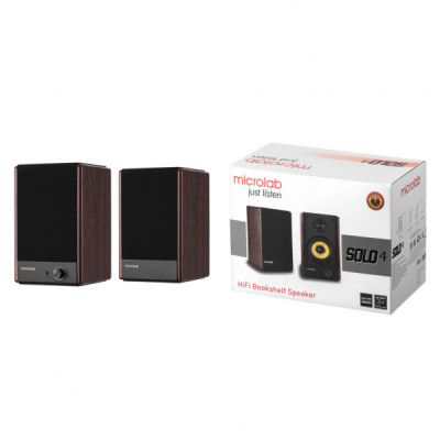 Акустична система Microlab SOLO 4 60W Brown (SOLO-4BR)