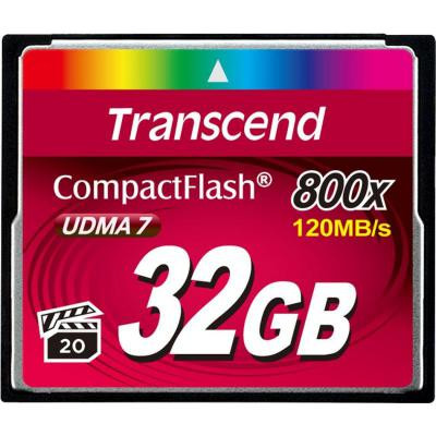 Карта пам'яті Transcend 32GB 800x (TS32GCF800)