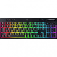 Клавіатура Razer BlackWidow V4 Low-Profile Wireless/Bluetooth/USB Yellow switch UA Black (RZ03-05271500-R3M1)