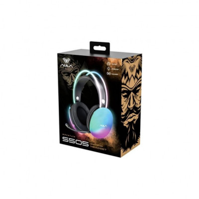 Навушники Aula S505 RGB Transparent Gaming Headset Black (6948391235479)