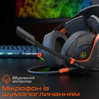Навушники Meetion HP099 Black/Orange (MT-HP099-A)