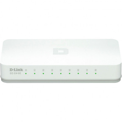 Комутатор мережевий D-Link GO-SW-8E