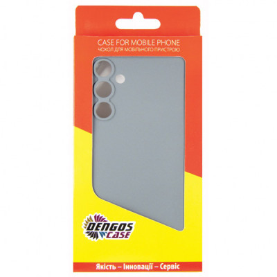 Чохол до мобільного телефона Dengos Samsung Galaxy M35 5G Carbon + glass Grey (DG-KM-101)