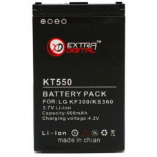 Акумуляторна батарея для телефону Extradigital LG KF300 (600 mAh) (BML6242)