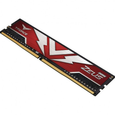 Модуль пам'яті для комп'ютера DDR4 16GB (2x8GB) 3000 MHz T-Force Zeus Red Team (TTZD416G3000HC16CDC01)