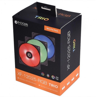 Кулер до корпусу ID-Cooling XF-12025-RGB-TRIO (3pcs Pack) (XF-12025-RGB-TRIO)