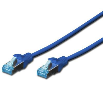 Патч-корд Digitus 3м, cat.5e, SF-UTP, AWG 26/7, blue (DK-1531-030/B)