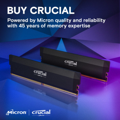 Модуль пам'яті для комп'ютера DDR5 32GB (2x16GB) 6000 MHz Pro Overclocking Micron (CP2K16G60C36U5B)