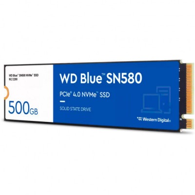 Накопичувач SSD M.2 2280 500GB SN580 Blue WD (WDS500G3B0E)