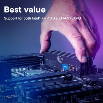 Модуль пам'яті для комп'ютера DDR5 64GB 5600 MHz Micron (CT64G56C46U5)