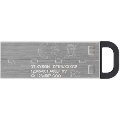 USB флеш накопичувач Kingston 32GB DT Kyson Silver/Black USB 3.2 (DTKN/32GB)