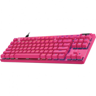 Клавіатура Logitech G PRO X TKL RAPID Wired Gaming Linear USB UA Magenta (920-013253) Клавіатура Logitech G PRO X TKL RAPID Wired Gaming Linear USB UA Magenta (920-013253)