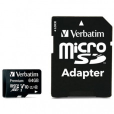 Карта пам'яті Verbatim 64GB microSDHC Class 10 (44084)