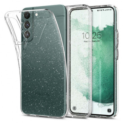 Чохол до мобільного телефона Spigen Samsung Galaxy S22+ Liquid Crystal Glitter, Crystal Quartz (ACS03951)