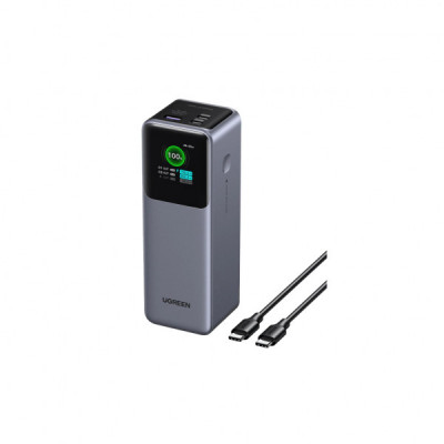 Батарея універсальна Ugreen 25000 mAh 200W Fast Charging Space Gray (U_35525B)