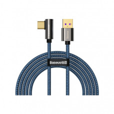 Дата кабель USB 3.1 AM to Type-C 2.0m CATCS 66W 90 Legend Series Elbow Blue Baseus (CACS000503)