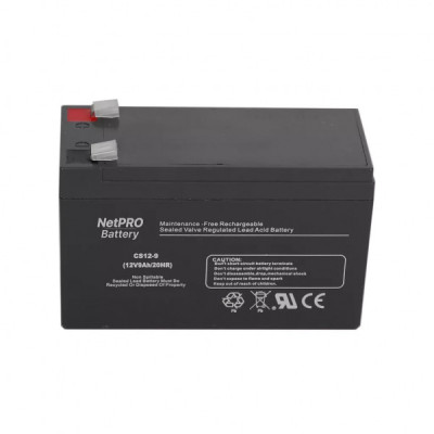 Батарея до ДБЖ NetPro CS12-9, 12V 9Ah (CS12-9)