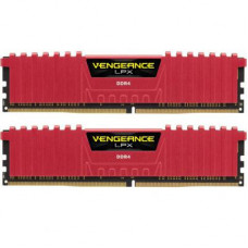 Модуль пам'яті для комп'ютера DDR4 16GB (2x8GB) 3200 MHz Vengeance LPX Red Corsair (CMK16GX4M2B3200C16R)