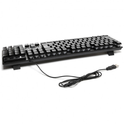 Клавіатура Hölmer K-01GS RGB Backlight USB UA Black (K-01GS)