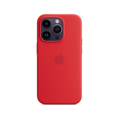 Чохол до мобільного телефона Apple iPhone 14 Pro Silicone Case with MagSafe - (PRODUCT)RED (MPTG3)