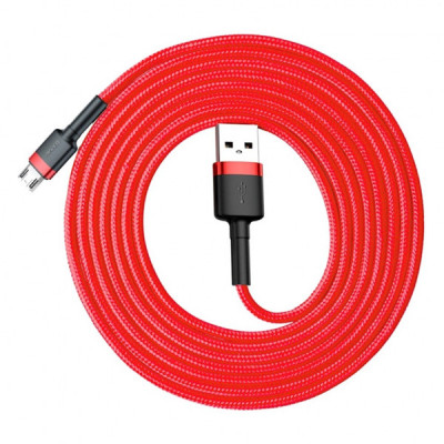 Дата кабель USB 2.0 AM to Micro 5P 2.0m 1.5A Red Baseus (CAMKLF-C09)