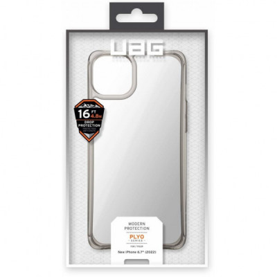 Чохол до мобільного телефона Uag Apple iPhone 14 Plus Plyo, Ash (114085113131)