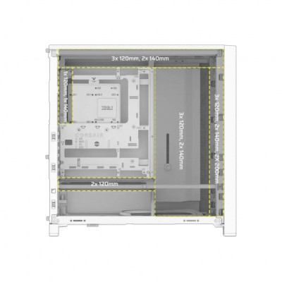 Корпус для ПК Corsair FRAME 4000D RS ARGB White (CC-9011297-WW)