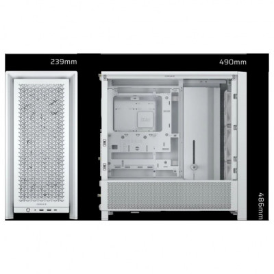 Корпус для ПК Corsair FRAME 4000D RS ARGB White (CC-9011297-WW)