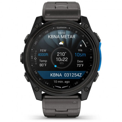 Смарт-годинник Garmin D2 Mach 2, 51mm, Saph, CrbnGry Ti/Blk w/TiBd,GPS (010-02905-31) Смарт-годинник Garmin D2 Mach 2, 51mm, Saph, CrbnGry Ti/Blk w/TiBd,GPS (010-02905-31)