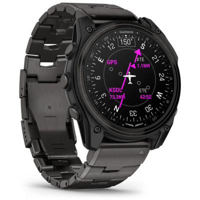 Смарт-годинник Garmin D2 Mach 2, 51mm, Saph, CrbnGry Ti/Blk w/TiBd,GPS (010-02905-31) Смарт-годинник Garmin D2 Mach 2, 51mm, Saph, CrbnGry Ti/Blk w/TiBd,GPS (010-02905-31)